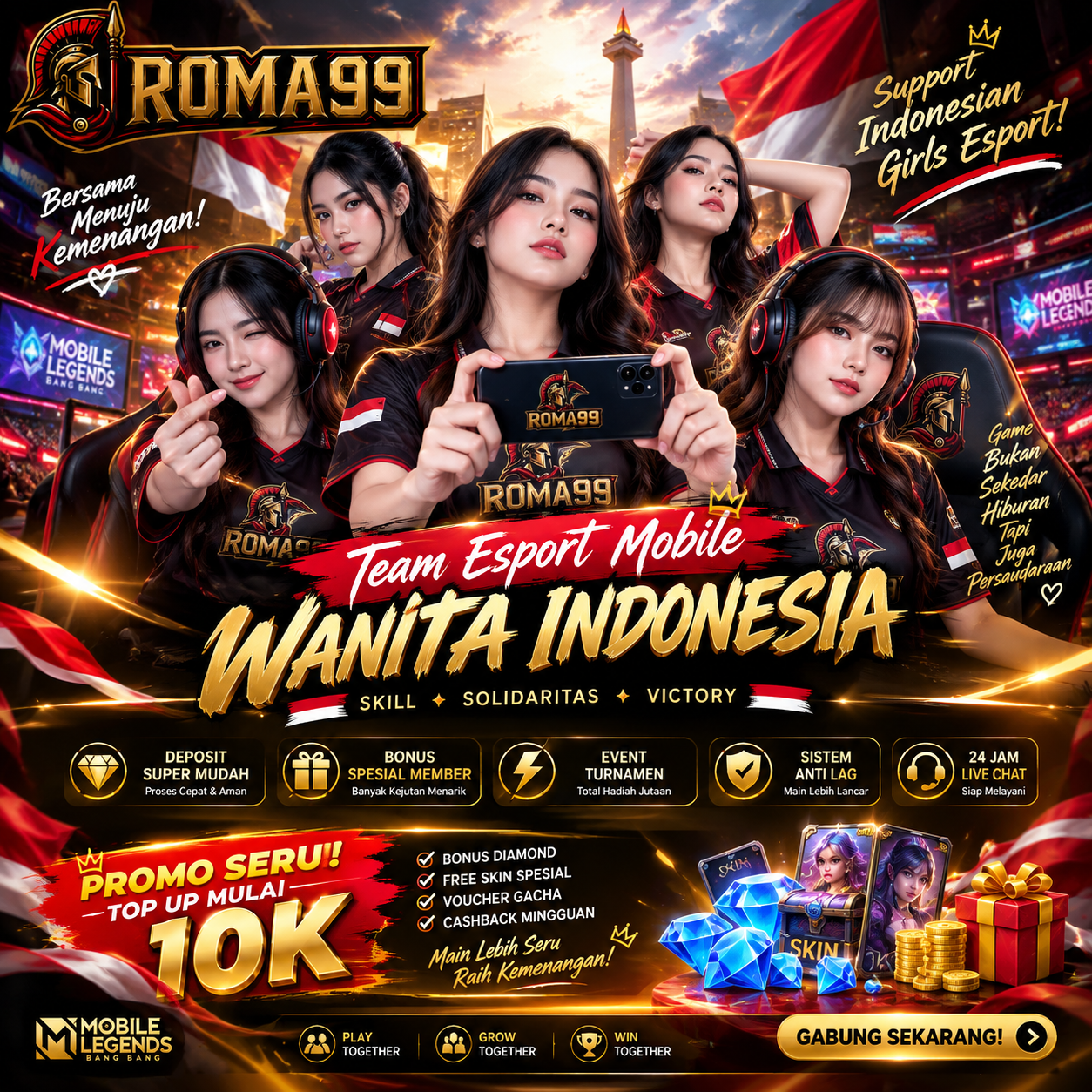 ROMA99 :Sportsbook Modern Dengan Tampilan Lebih Dinamis